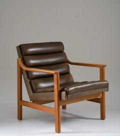 Karl Erik Ekselius Mid Century Swedish Lounge Chairs by Karl Erik Ekselius for JOC Vetlanda - 3102512