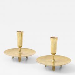 Karl Hagenauer Footed Candleholders Pair - 4419274