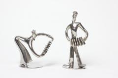 Karl Hagenauer Pair of Karl Hagenauer Sculpture of Sailors Playing on Concertina Austria 1935 - 2239522