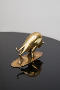 Karl Hagenauer Viennese Brass Bull 1019 Paperweight by Karl Hagenauer for Hagenauer 1929 - 2090842