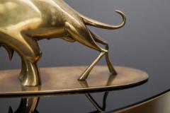 Karl Hagenauer Viennese Brass Bull 1019 Paperweight by Karl Hagenauer for Hagenauer 1929 - 2090846