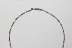 Karl Johann Bauer Jugendstil Lapis MOP Seed Pearls Silver Necklace by Karl Bauer 1906 Germany - 3517188