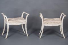 Karl Johann Bauer Pair of Karl Johann Stools - 3803584