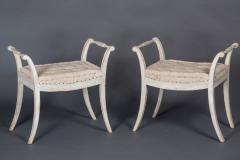 Karl Johann Bauer Pair of Karl Johann Stools - 3803617