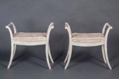 Karl Johann Bauer Pair of Karl Johann Stools - 3803633