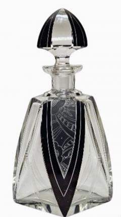 Karl Palda Art Deco Decanter and Glasses by Palda 1920s - 4335803