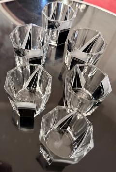 Karl Palda Art Deco Decanter and Whiskey Glasses by Karl Palda - 3827906