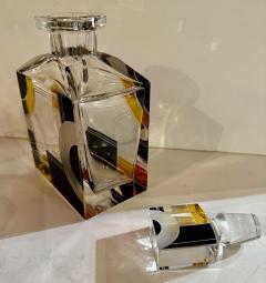 Karl Palda Art Deco Decanter and Whiskey Set in Style of Karl Palda - 3827829