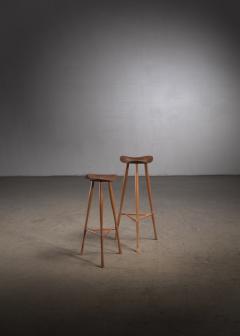 Karl Seemuller Karl Seemuller and Emil Milan pair of bar stools - 3222306