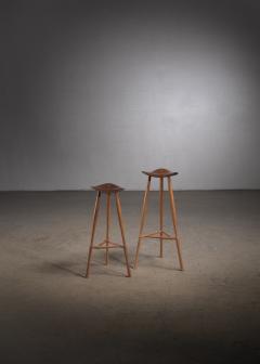 Karl Seemuller Karl Seemuller and Emil Milan pair of bar stools - 3222307