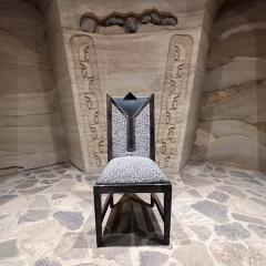 Karl Springer 1980s Karl Springer Taller Maria Teresa M ndez Eight Goatskin Dining Chairs - 3736676