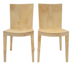 Karl Springer 6 JMF SIDE CHAIRS Circa 1980 - 4579453
