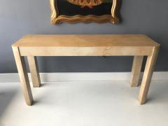 Karl Springer A Lacquered Goatskin Console Table by Karl Springer - 905825