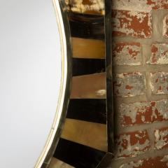Karl Springer A contemporary eight sided horn mirror in the manner of Karl Springer - 2107688