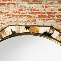 Karl Springer A contemporary eight sided horn mirror in the manner of Karl Springer - 2107690