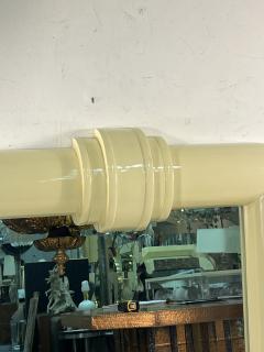 Karl Springer ART DECO REVIVAL CREAM LACQUERED MIRROR IN THE MANNER OF KARL SPRINGER - 3328791