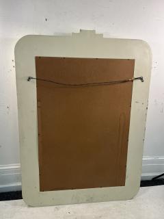 Karl Springer ART DECO REVIVAL CREAM LACQUERED MIRROR IN THE MANNER OF KARL SPRINGER - 3328797