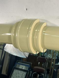 Karl Springer ART DECO REVIVAL CREAM LACQUERED MIRROR IN THE MANNER OF KARL SPRINGER - 3328798