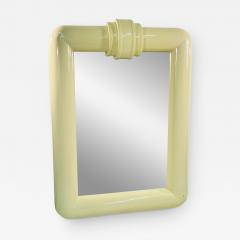 Karl Springer ART DECO REVIVAL CREAM LACQUERED MIRROR IN THE MANNER OF KARL SPRINGER - 3333656