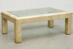 Karl Springer BEVELED PARSONS COFFEE TABLE CIRCA 1976 - 4620918