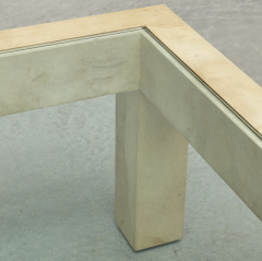 Karl Springer BEVELED PARSONS COFFEE TABLE CIRCA 1976 - 4620920