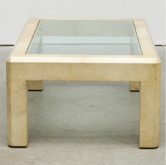 Karl Springer BEVELED PARSONS COFFEE TABLE CIRCA 1976 - 4620921