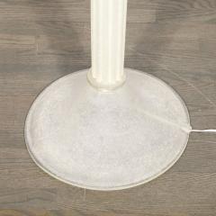 Karl Springer Documented Mid Century Modern Hand Blown Scavo Glass Torchiere by Karl Springer - 4514373