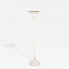 Karl Springer Documented Mid Century Modern Hand Blown Scavo Glass Torchiere by Karl Springer - 4515388