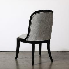Karl Springer Documented Regina Side Chair in Black Lacquer by Karl Springer - 4265777