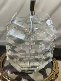 Karl Springer EXCEPTIONAL MODERNIST LUCITE BEEHIVE DESIGN LAMPS - 2142442