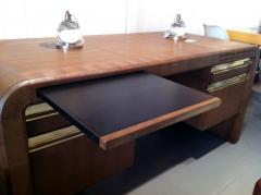 Karl Springer Embossed Leather Desk by Karl Springer - 51930