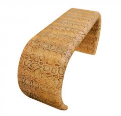 Karl Springer Exceptional Console Table Covered in Python - 192096