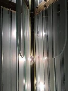 Karl Springer Exceptional Karl Springer Style Art Deco Revival Glass Chandelier - 447342