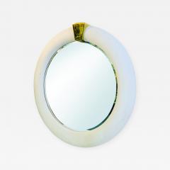Karl Springer Exceptional Mirror in Faux Stone Lacquer Manner of Karl Springer - 956838