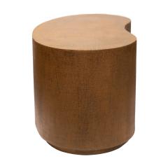 Karl Springer Free Form Coffee End Table in 2 Tone Lacquered Linen 1980s - 2617206