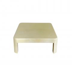 Karl Springer Goatskin Coffee Cocktail Table 1980 - 4229147