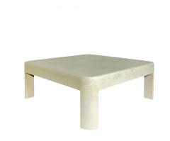 Karl Springer Goatskin Coffee Cocktail Table 1980 - 4229148