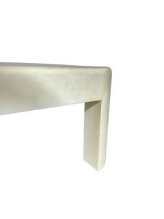 Karl Springer Goatskin Coffee Cocktail Table 1980 - 4229150