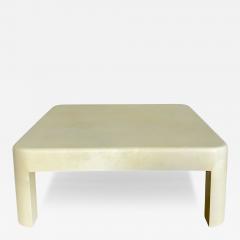 Karl Springer Goatskin Coffee Cocktail Table 1980 - 4230035