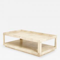 Karl Springer Goatskin Coffee Table 1980 - 2116223