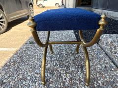 Karl Springer Italian Modern Brass Bench - 4551854