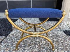 Karl Springer Italian Modern Brass Bench - 4551865