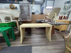 Karl Springer Italian Modern Parchment Console Table - 4326582