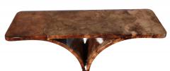 Karl Springer JMF C CONSOLE Two tone Tortoise Goatskin Parchment Freeform inlay - 4579486
