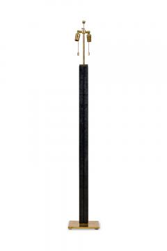 Karl Springer Karl Springer American Mid Century Ostrich Wrapped Column Floor Lamp - 4273795