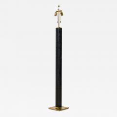 Karl Springer Karl Springer American Mid Century Ostrich Wrapped Column Floor Lamp - 4289819