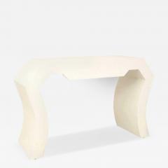 Karl Springer Karl Springer American Mid Century White Painted Console Table - 4708893