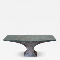 Karl Springer Karl Springer Attr Modern Goatskin Console Table - 4379403