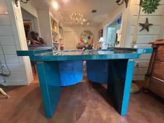 Karl Springer Karl Springer Attributed Lacquered Goatskin Console Table - 4108256