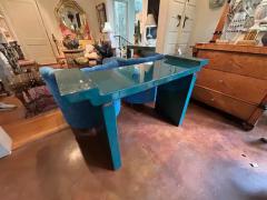 Karl Springer Karl Springer Attributed Lacquered Goatskin Console Table - 4108258